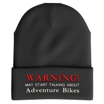 Funny Cycling Beanie Warning May Start Talking About Adventure Bikes For Riders Funny Cycling Beanie Warning May Start Talking About Adventure Bikes For Riders Beanie Hats Purple Print House