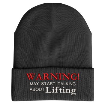 Funny Gym Beanie Warning May Start Talking About Lifting Embroidered Design Perfect For Winter Workouts Funny Gym Beanie Warning May Start Talking About Lifting Embroidered Design Perfect For Winter Workouts Beanie Hats Purple Print House
