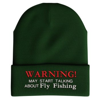 Fishing Beanie Warning May Start Talking About Fly Fishing Design Fishing Beanie Warning May Start Talking About Fly Fishing Design Beanie Hats Purple Print House