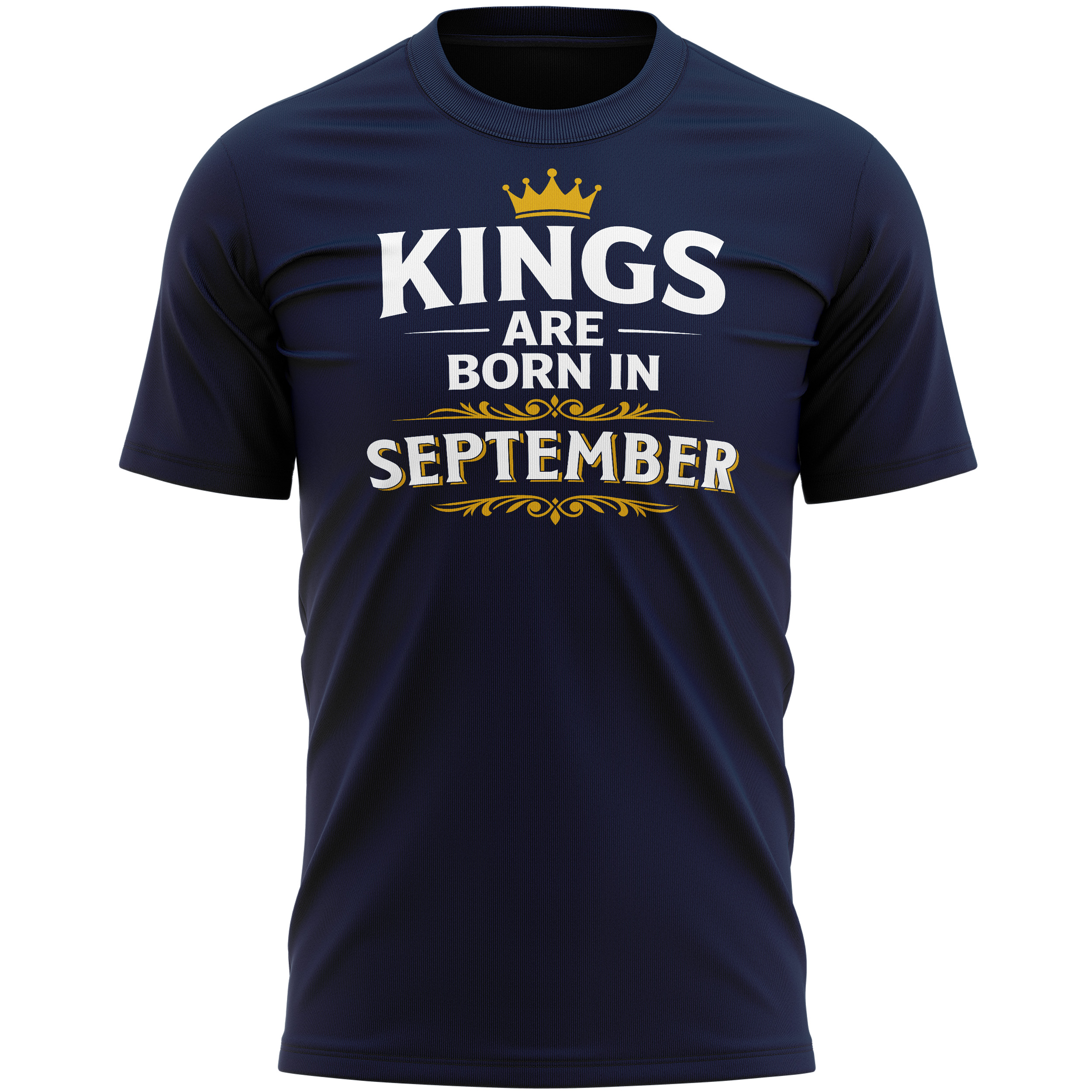 Mens September Birthday T-Shirt Kings Are Born In September Crown Tee Gift Tee Mens September Birthday T-Shirt Kings Are Born In September Crown Tee Gift Tee Birthday Gifts Purple Print House