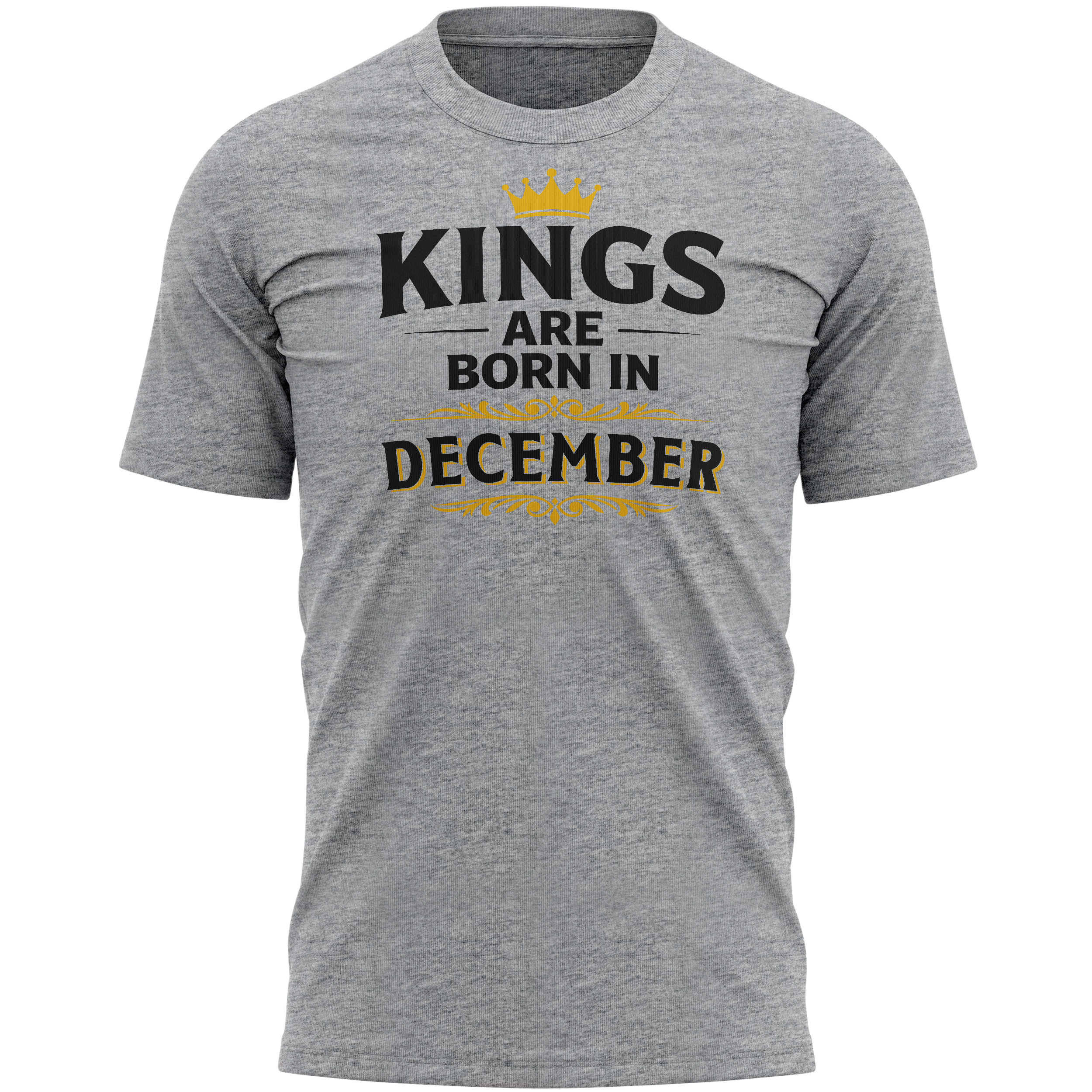 Mens December Birthday T-Shirt Kings Are Born In December Crown Tee Gift Top Mens December Birthday T-Shirt Kings Are Born In December Crown Tee Gift Top Birthday Gifts Purple Print House