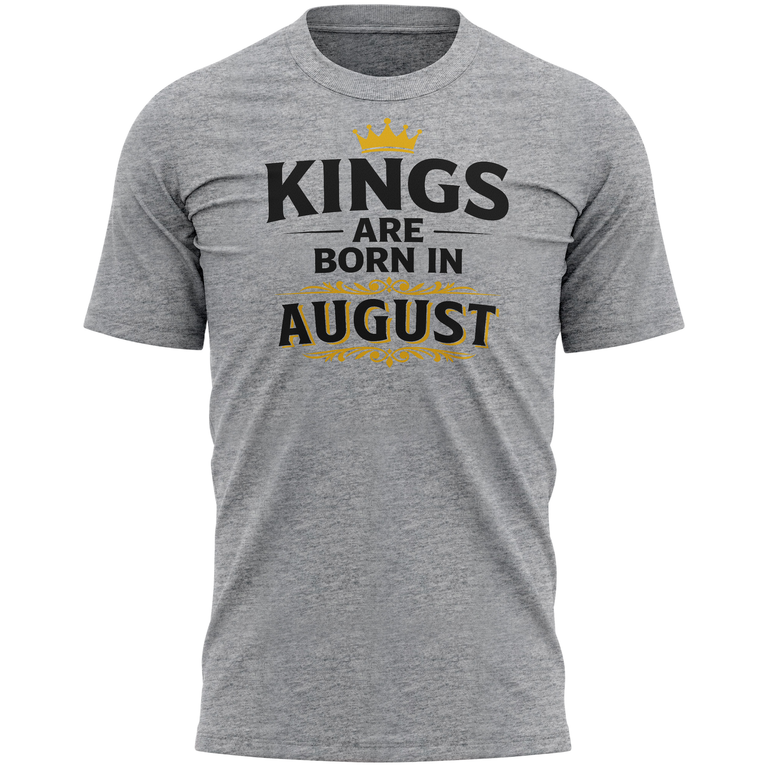 Mens August Birthday T-Shirt Kings Are Born In August Crown Tee Gift Tee Mens August Birthday T-Shirt Kings Are Born In August Crown Tee Gift Tee Birthday Gifts Purple Print House