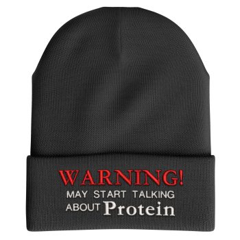 Funny Workout Beanie Warning May Start Talking About Protein Embroidered Design Perfect For Winter Funny Workout Beanie Warning May Start Talking About Protein Embroidered Design Perfect For Winter Beanie Hats Purple Print House