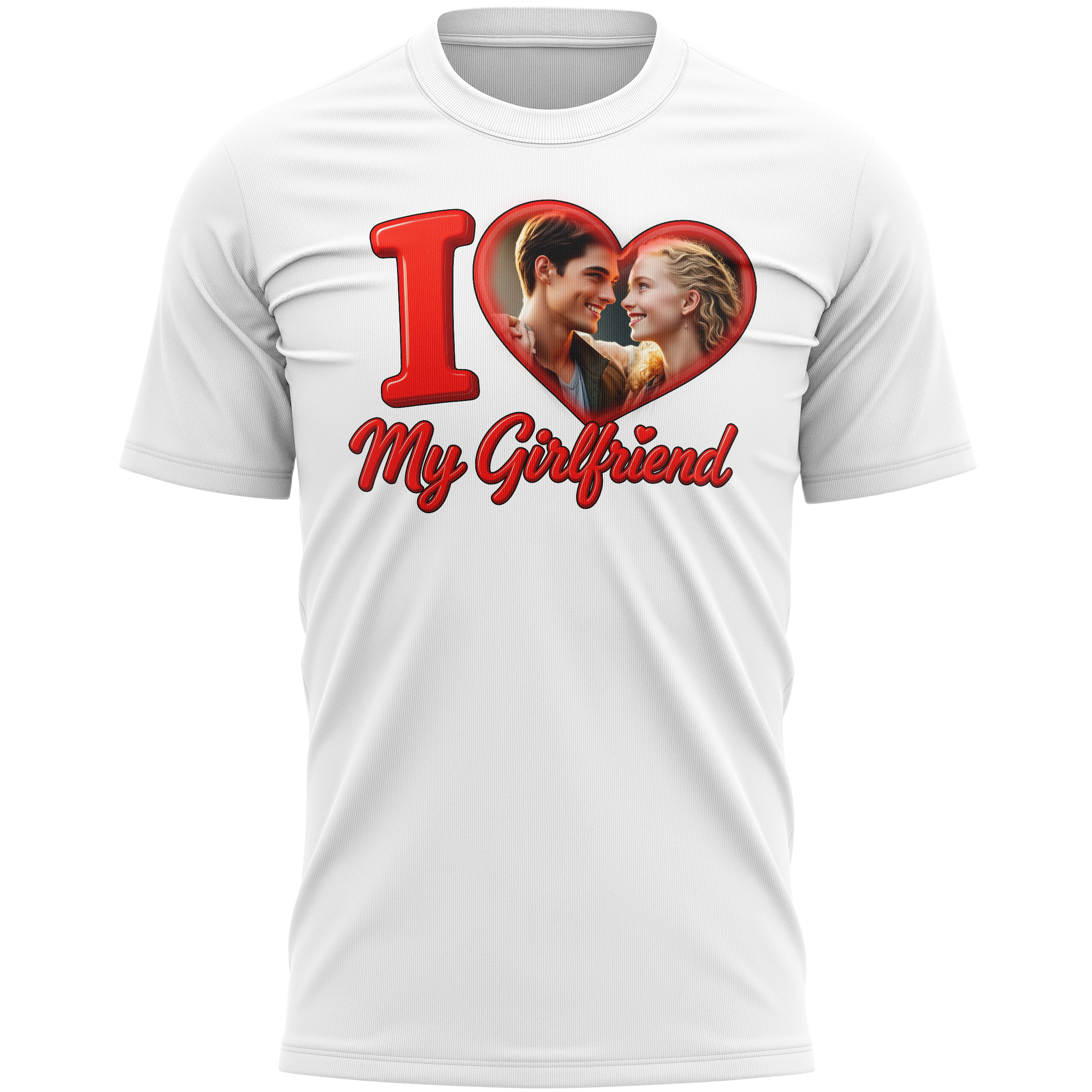 I love valentijn t-shirt korte mouw Goedkoop