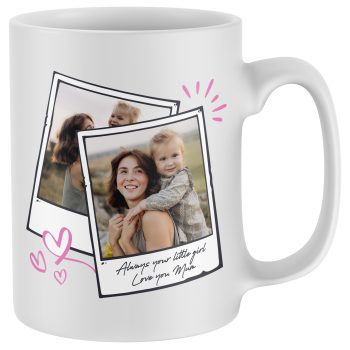 Custom Mothers Day Mug From Daughter Always Your Little Girl Love You Mum Photo Mother's Day Gifts Purple Print House