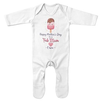 Custom Romper Suit For Mum Happy Fab Mum Heart Babies Name Lolly Custom Romper Suit For Mum Happy Fab Mum Heart Babies Name Lolly Baby Romper Suits Purple Print House