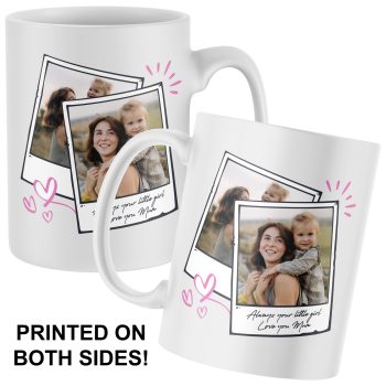 Custom Mothers Day Mug From Daughter Always Your Little Girl Love You Mum Photo Mother's Day Gifts Purple Print House