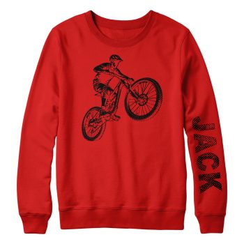 Personalised Biker Sweatshirt Mountain Rider Personalised Biker Sweatshirt Mountain Rider Birthday Gifts Purple Print House