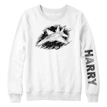 Personalised Fighter Jet Sweatshirt Jet Personalised Fighter Jet Sweatshirt Jet Boys' Clothing Purple Print House