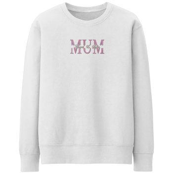 Mothers Day Embroidered Sweatshirt Mum Name Added Mothers Day Embroidered Sweatshirt Mum Name Added Adult Sweatshirts Purple Print House