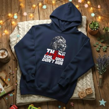 St Georges Cross Hoodie For Men These Colours Dont Run Rampant Lion Design Adult Hoodies Purple Print House
