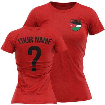 Jordan Womens Football T Shirt Team Design With Added Name And Number Personalised Clothing Purple Print House