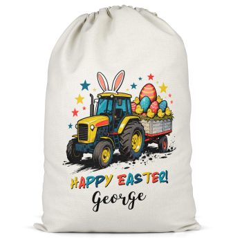 Boys Tractor Easter Custom Present Sack Trailer Name Boys Tractor Easter Custom Present Sack Trailer Name Easter Gifts Purple Print House