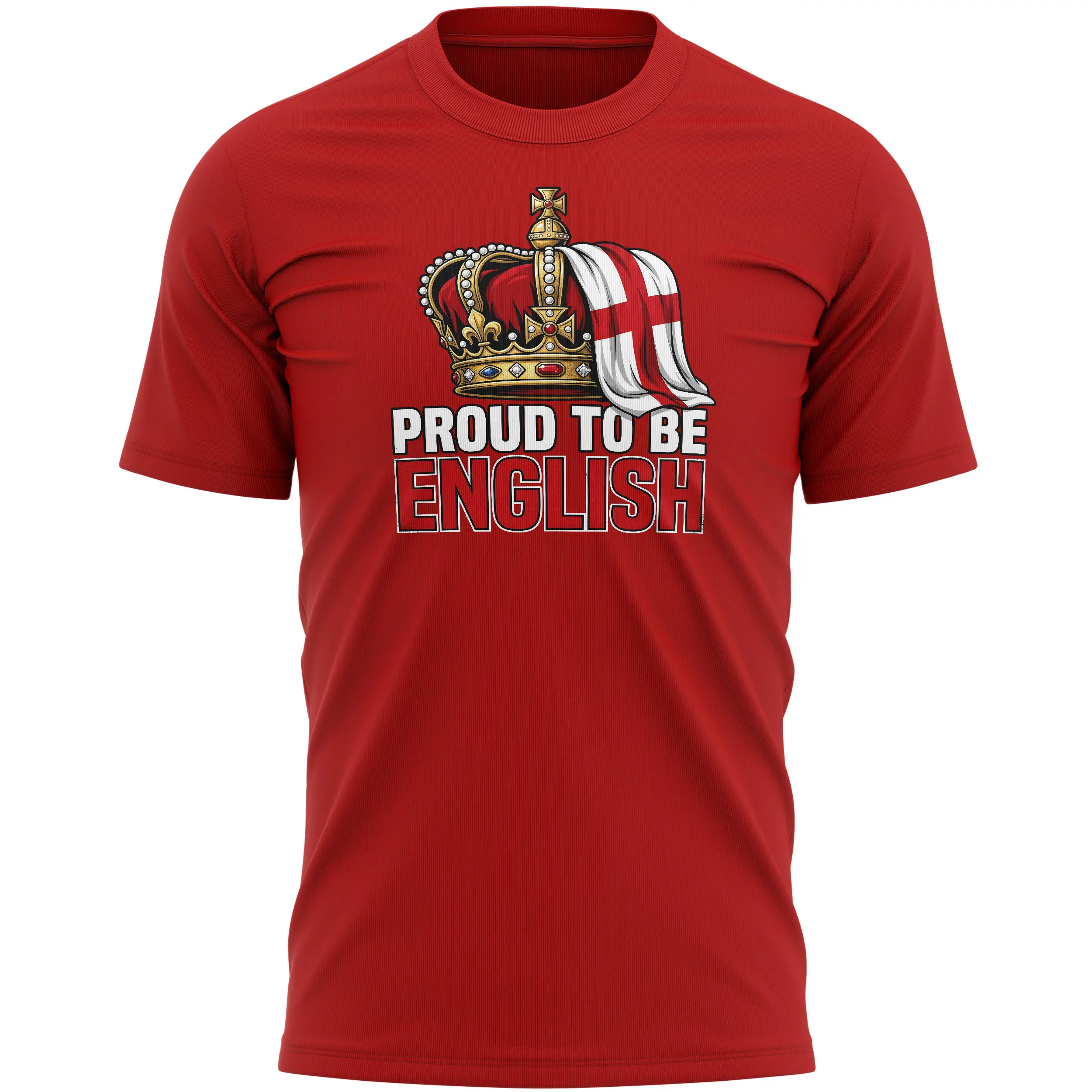 Mens T Shirt For Saint Georges Day Proud To Be English Royal Crown Design Mens T Shirt For Saint Georges Day Proud To Be English Royal Crown Design Men's Graphic T-shirts Purple Print House