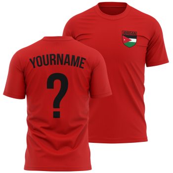 Mens Jordan Football T Shirt Personalised Name Number Team Men's Graphic T-shirts Purple Print House