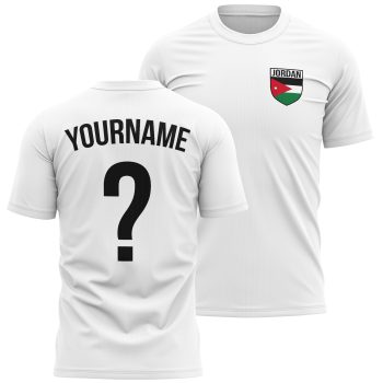 Mens Jordan Football T Shirt Personalised Name Number Team Men's Graphic T-shirts Purple Print House