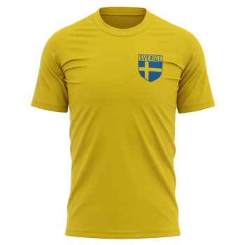 Mens Sweden Football T Shirt Personalised Name Number Sverige Swedish Team Men's Graphic T-shirts Purple Print House