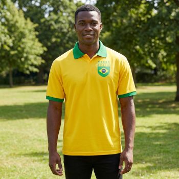 Custom Retro Brazil Shirt Name And Number Football Tee Men's Performance T-shirts Purple Print House