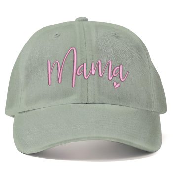 Mothers Day Vintage Cap Mama Heart Embroidery Mother's Day Gifts Purple Print House