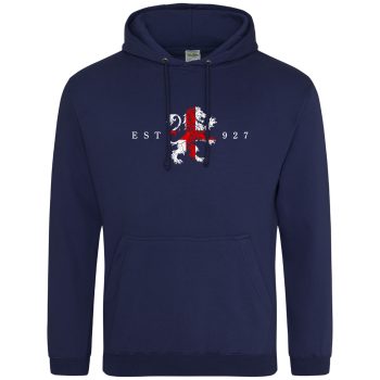 Mens Hoodie With St Georges Cross Rampant Lion Est 927 Design Mens Hoodie With St Georges Cross Rampant Lion Est 927 Design Adult Hoodies Purple Print House