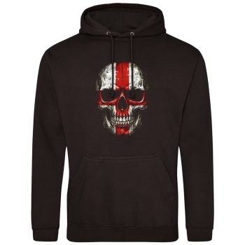 St Georges Hoodie For Men Cross Skull Design St Georges Hoodie For Men Cross Skull Design Adult Hoodies Purple Print House