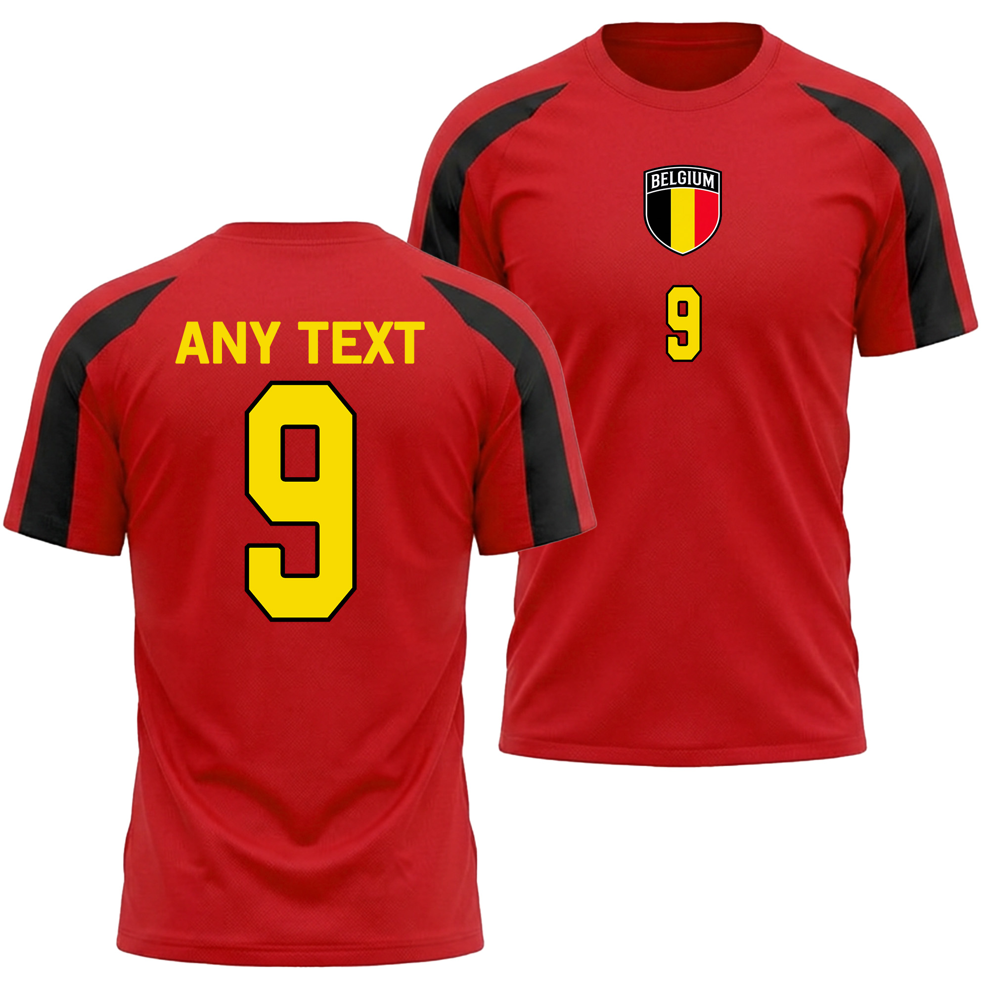FOOTBALL T-SHIRT BELGIUM pin badge België KBVB | UK