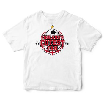 Englands Cutest Fan Baby T Shirt St Georges Badge Englands Cutest Fan Baby T Shirt St Georges Badge Baby T-Shirts Purple Print House