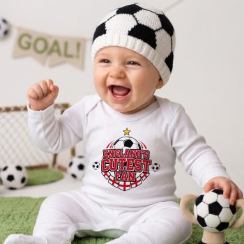 Englands Cutest Fan Romper Suit St Georges Badge Design Baby Romper Suits Purple Print House