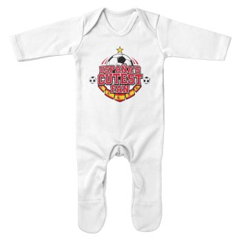 Espanas Cutest Fan Romper Suit Spanish Badge Design Espanas Cutest Fan Romper Suit Spanish Badge Design Baby Romper Suits Purple Print House