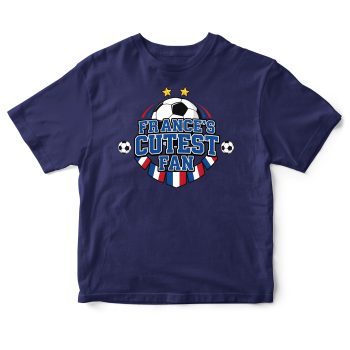 France Cutest Fan Baby T Shirt French Football Badge Design France Cutest Fan Baby T Shirt French Football Badge Design Baby T-Shirts Purple Print House