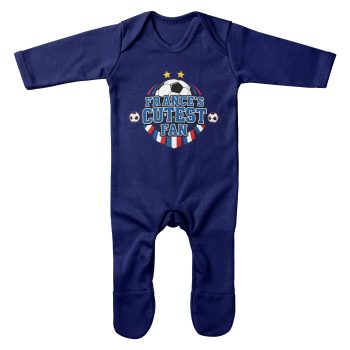 France Cutest Fan Romper Suit Franรงais Football Badge Design France Cutest Fan Romper Suit Franรงais Football Badge Design Baby Romper Suits Purple Print House