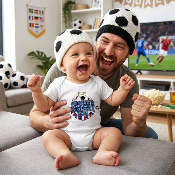 France Cutest Fan Babygrow French Football Badge Design Babygrow Vests Purple Print House