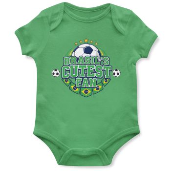 Brasil Cutest Fan Babygrow Brazilian Football Badge Design Brasil Cutest Fan Babygrow Brazilian Football Badge Design Babygrow Vests Purple Print House