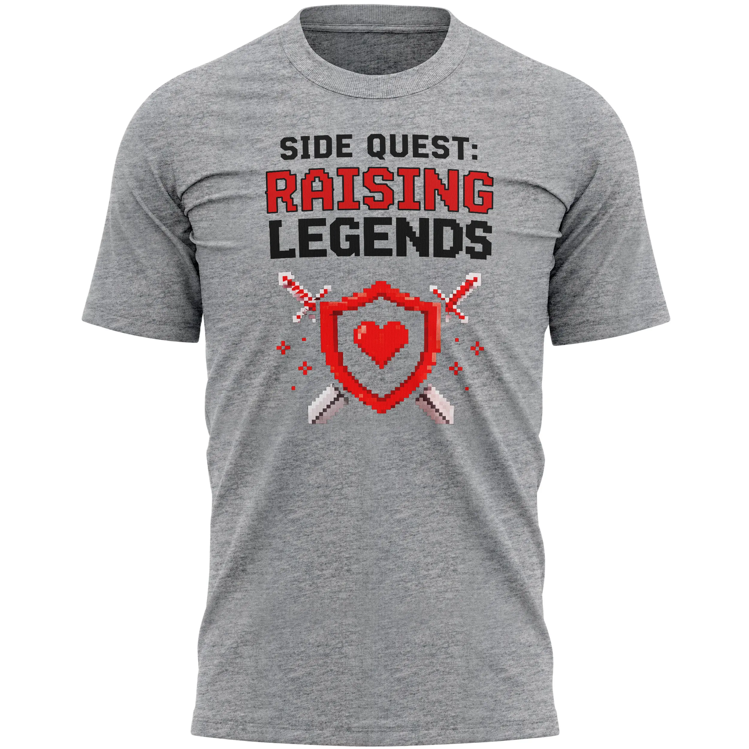Gaming T Shirt For Gaming Dad Side Quest Legends Gaming T Shirt For Gaming Dad Side Quest Legends Men's Graphic T-shirts Purple Print House