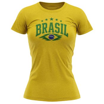 Brasil 2026 Womens Football T Shirt Brazil Retro Cup Brasil 2026 Womens Football T Shirt Brazil Retro Cup Womens Graphic T-shirts Purple Print House