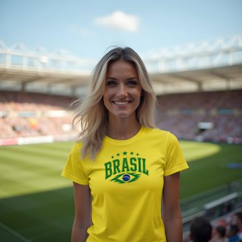 Brasil 2026 Womens Football T Shirt Brazil Retro Cup Womens Graphic T-shirts Purple Print House