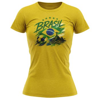 Brasil 2026 Womens T Shirt Brazil Retro Design Cup Brasil 2026 Womens T Shirt Brazil Retro Design Cup Womens Graphic T-shirts Purple Print House
