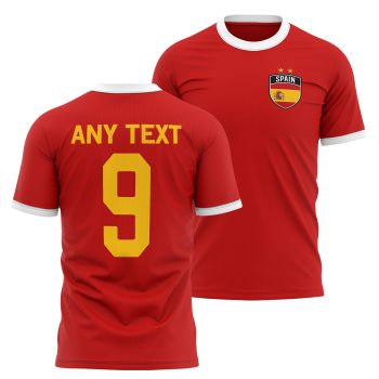 Personalised Spain Winners Mens Ringer T Shirt Stars Personalised Spain Winners Mens Ringer T Shirt Stars Men's Graphic T-shirts Purple Print House