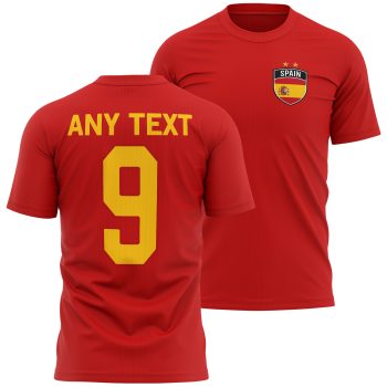 Personalised Spain Winners Mens T Shirt Badge Stars Personalised Spain Winners Mens T Shirt Badge Stars Men's Graphic T-shirts Purple Print House