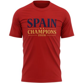 Spanish Mens Football T Shirt 2 Stars Champions 2026 Spanish Mens Football T Shirt 2 Stars Champions 2026 Men's Graphic T-shirts Purple Print House
