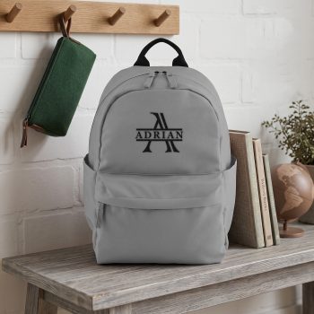 Personalised Kids Premium Mini Backpack Monogram Name Backpacks Purple Print House