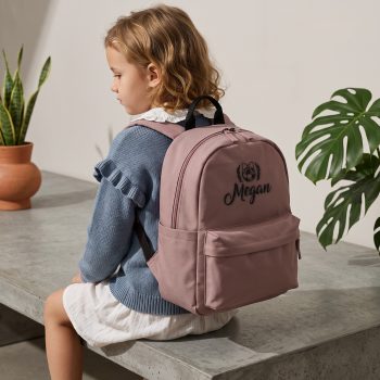 Personalised Football Premium Mini Backpack For Girls Bow Backpacks Purple Print House