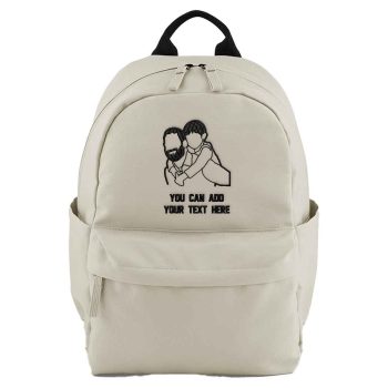 Personalised Sketch Image Embroidered Mini Backpack Personalised Sketch Image Embroidered Mini Backpack Backpacks Purple Print House