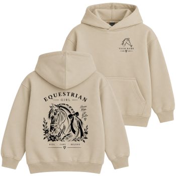 Custom Horse Hoodie For Girls Horses Make Life Better Custom Horse Hoodie For Girls Horses Make Life Better Kids' Hoodies Purple Print House